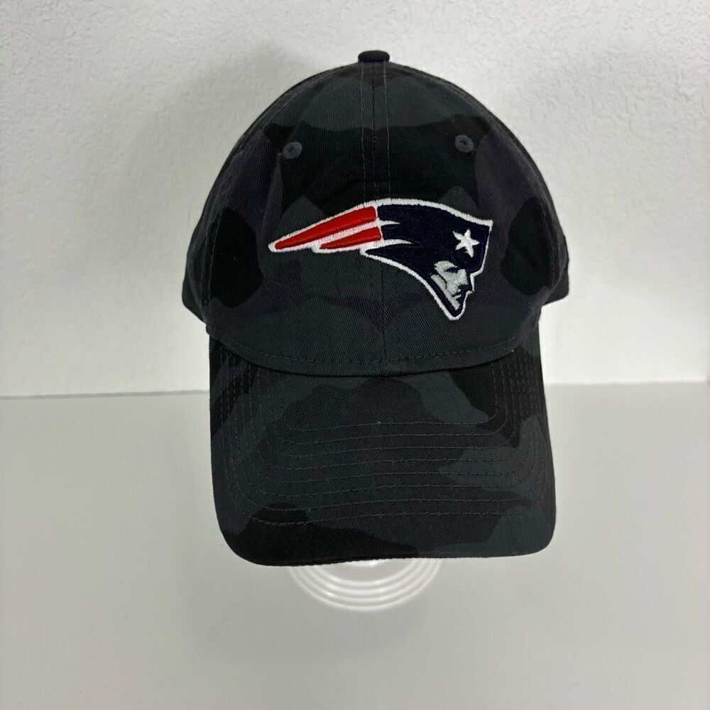 NFL New England Patriots Black and Grey Camo Baseball‎ Hat